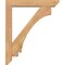 Ekena Millwork Imperial Slat Smooth Bracket w/ Offset Brace, Western Red Cedar, 5 1/2"W x 30"D x 36"H BKT0604X30X36IMP06SWR - alternate 2